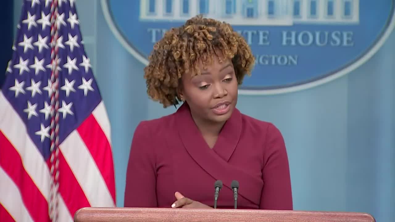 Karine Jean-Pierre holds White House briefing - December 8, 2022