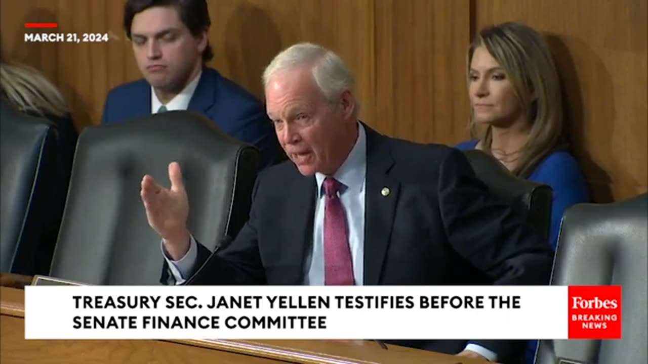 TOUGH: Ron Johnson Clashes With Yellen Over Biden Claim He'll Reduce Deficit By $3 Trillion