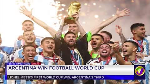 Argentina Wins Football World Cup 2022 - Lionel Messi's 1st World Cup Title TVJ News - Dec 18 2022