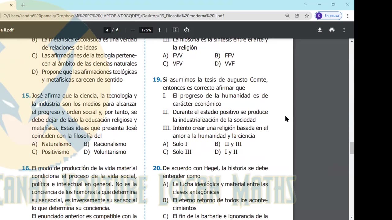 REPASO PAMER 2022 | Semana 03 | Filosofía
