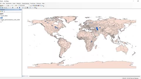 Zonal Distribution from Google earth and Projection From GCS_1984 to UTM coordinate system in GIS.