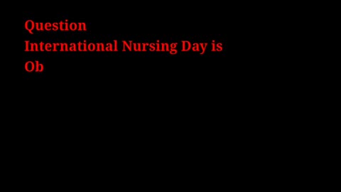 International Nursing Day