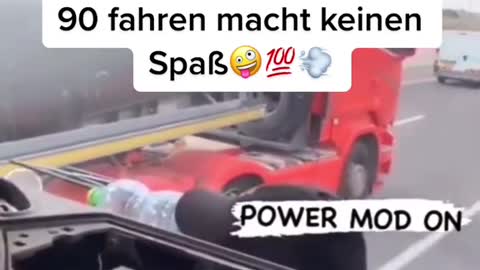 90 fahren macht keinen Spaß100