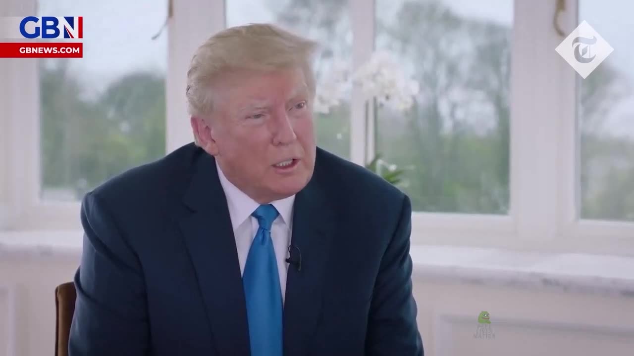 Trump on Biden not coming to the King's coronation