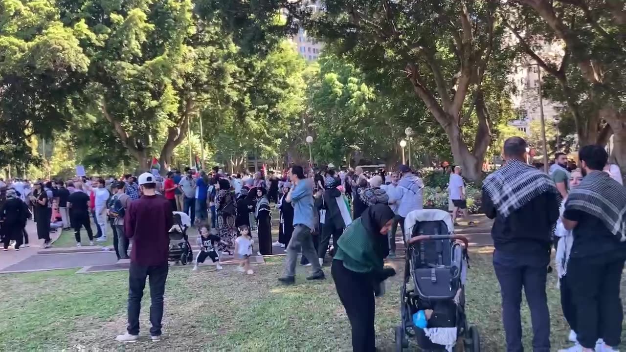 Pro Palestine rally in Sydney Australia: Stop Gaza genocide