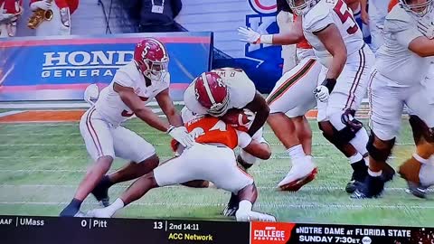 Bama first fumble