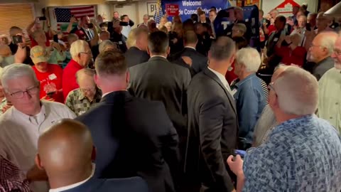 President Donald J. Trump gets a hero’s welcome in Iowa.