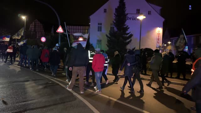 Wolgast - Start und Rückkehr vom Aufzug 15-11-2022