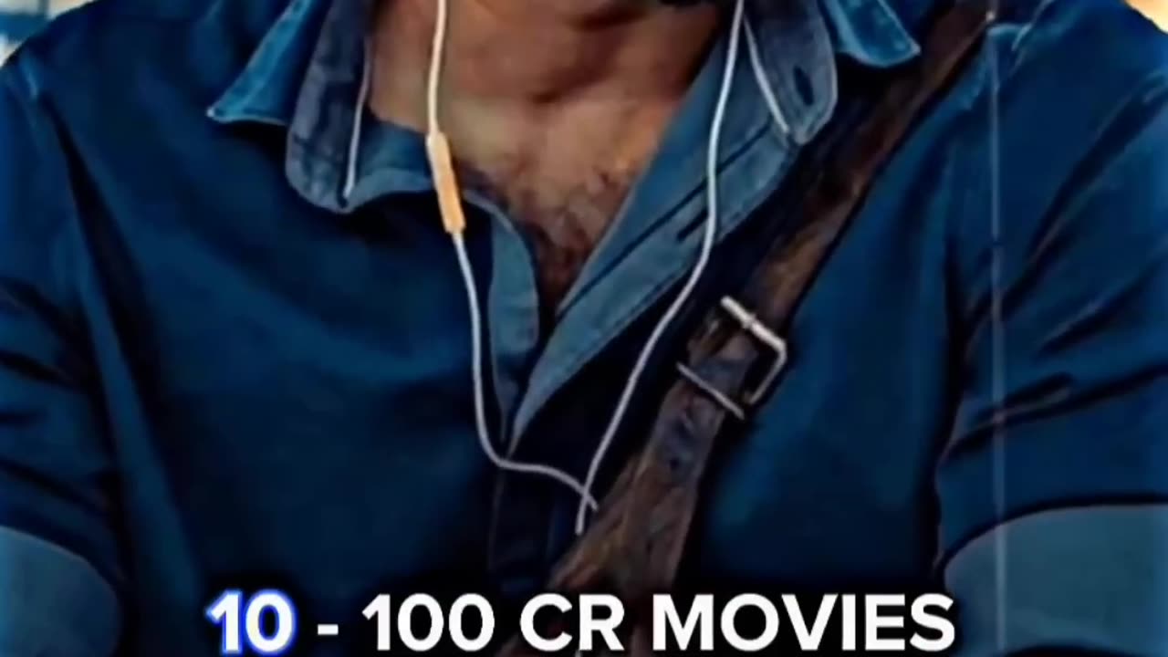 Actor with most 100 crore movies