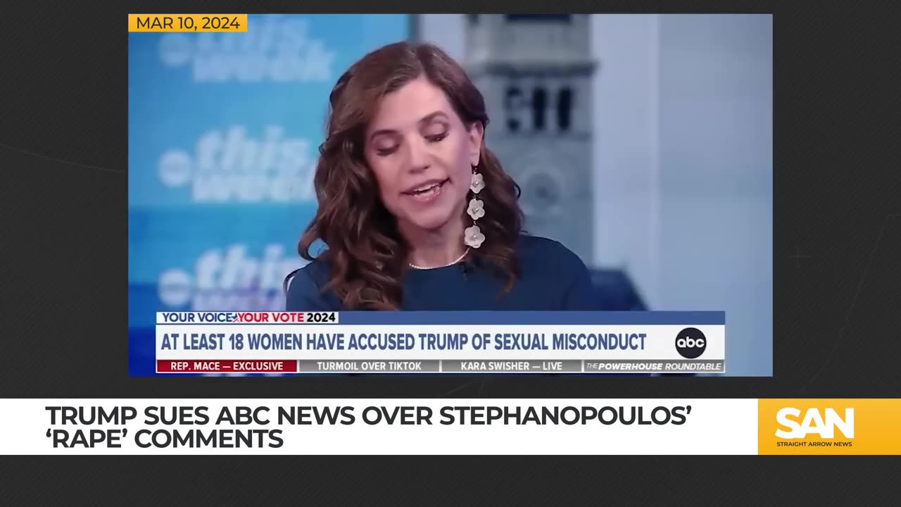 Trump sues ABC News for defamation over rape comments