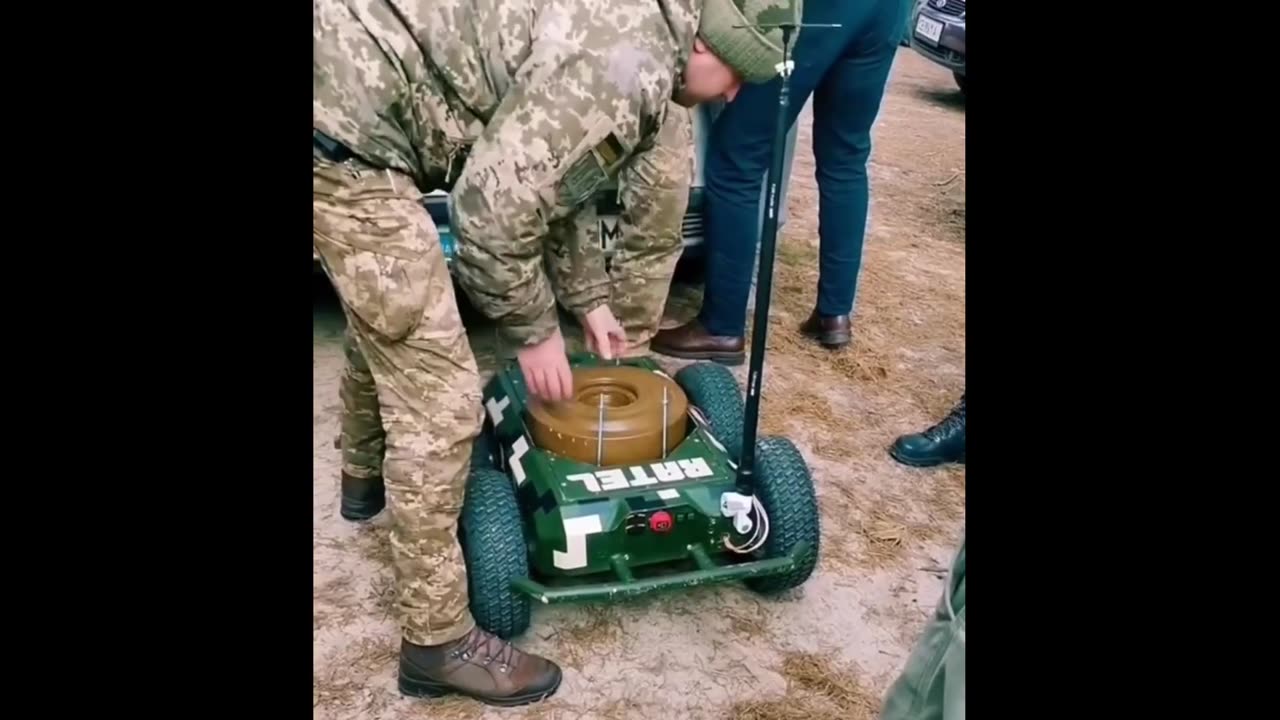 Another Ukrainian development is a kamikaze ground drone