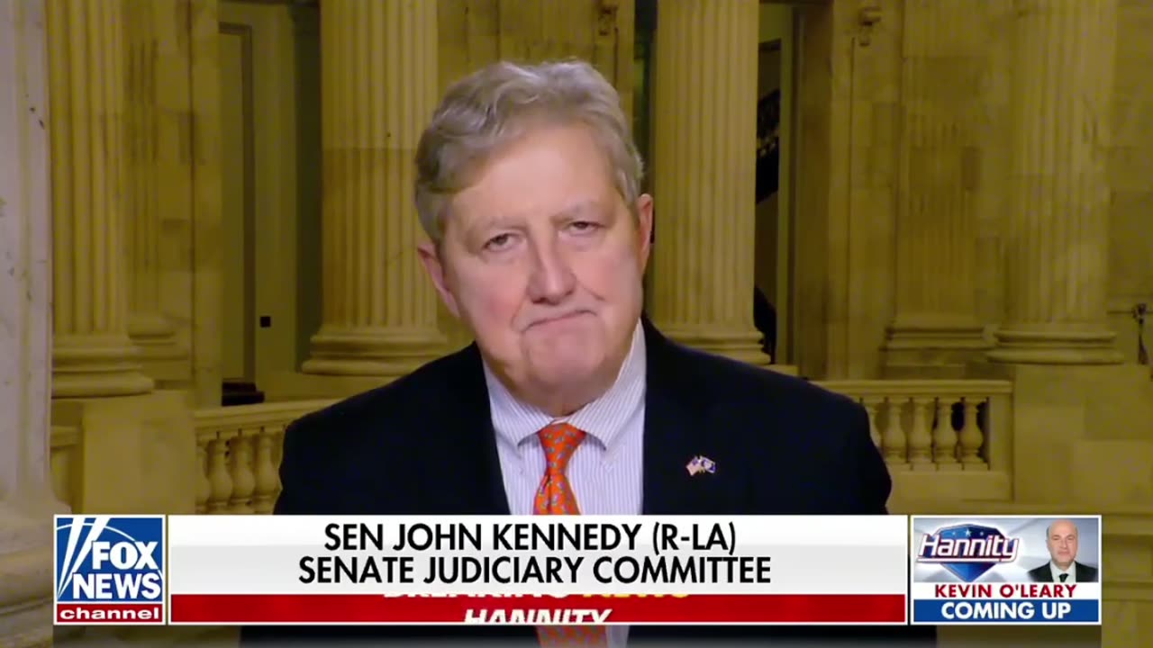 Sen. John Kennedy: "Polling clearly shows—fairly or unfairly—that a majority of Americans think that President Biden is on a day pass from the nursing home."