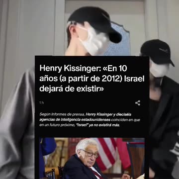 #Henry #Kissinger: «En 10 años (a partir de 2012) #Israel dejará de existir»
