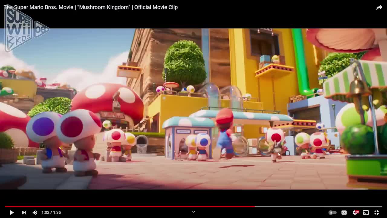 Wii Analyses the _Mushroom Kingdom_ Mario Movie clip