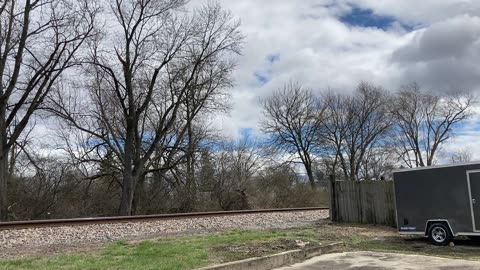 Kansas City Southern 4607 train tipp city ohio 3/25/23 9