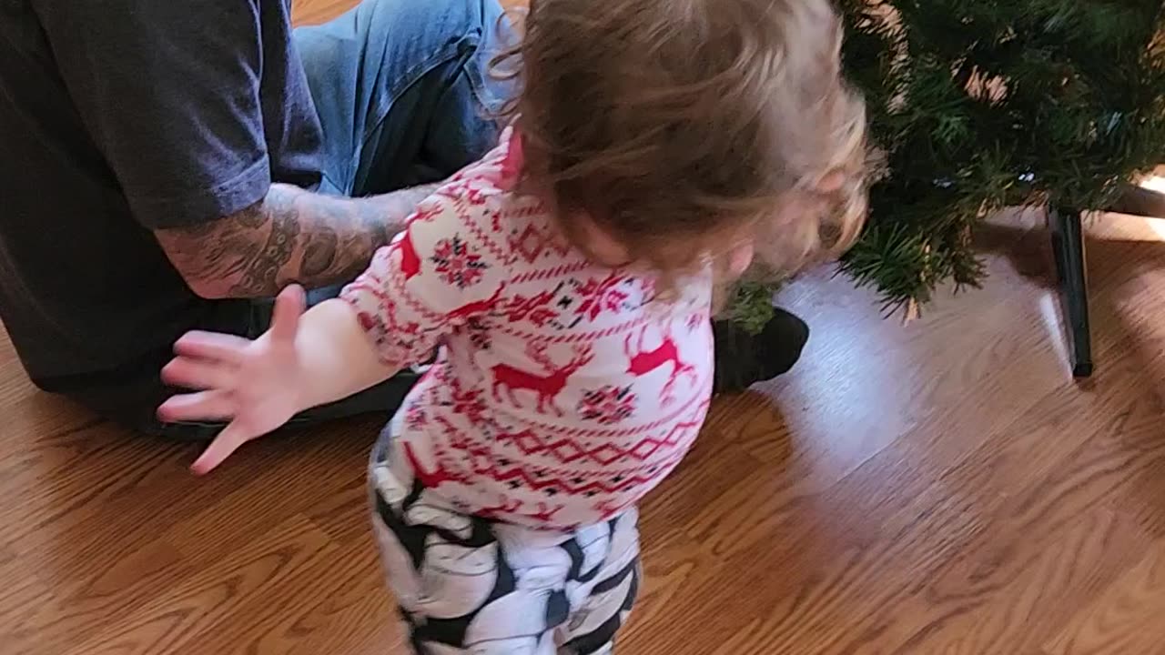 Shiloh Had A Blast Decorating For Christmas!