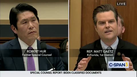 Special Counsel Robert Hur Testifies General Secretary Biden Lied About Having Classified Documents