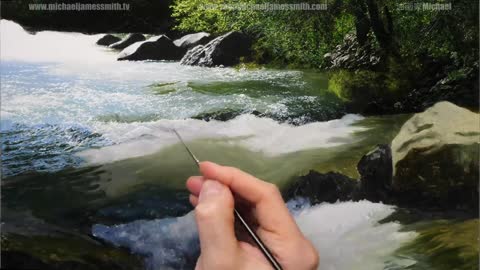 Painting This Rushing River