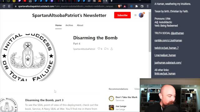 Reading: 'Disarming The Bomb Parts 3&4' by SpartanAltsobaPatriot