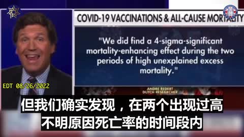 塔克•卡爾談中共病毒疫苗後年輕和健康人群死亡率的急劇上升