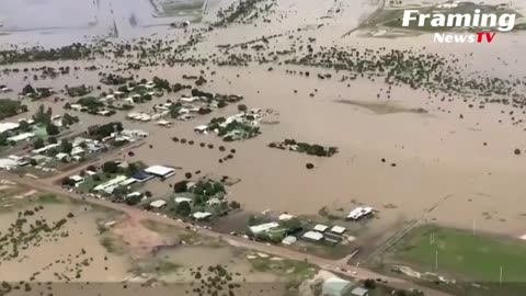 Hujan deras di Australia utara memicu evakuasi banjir di Queensland