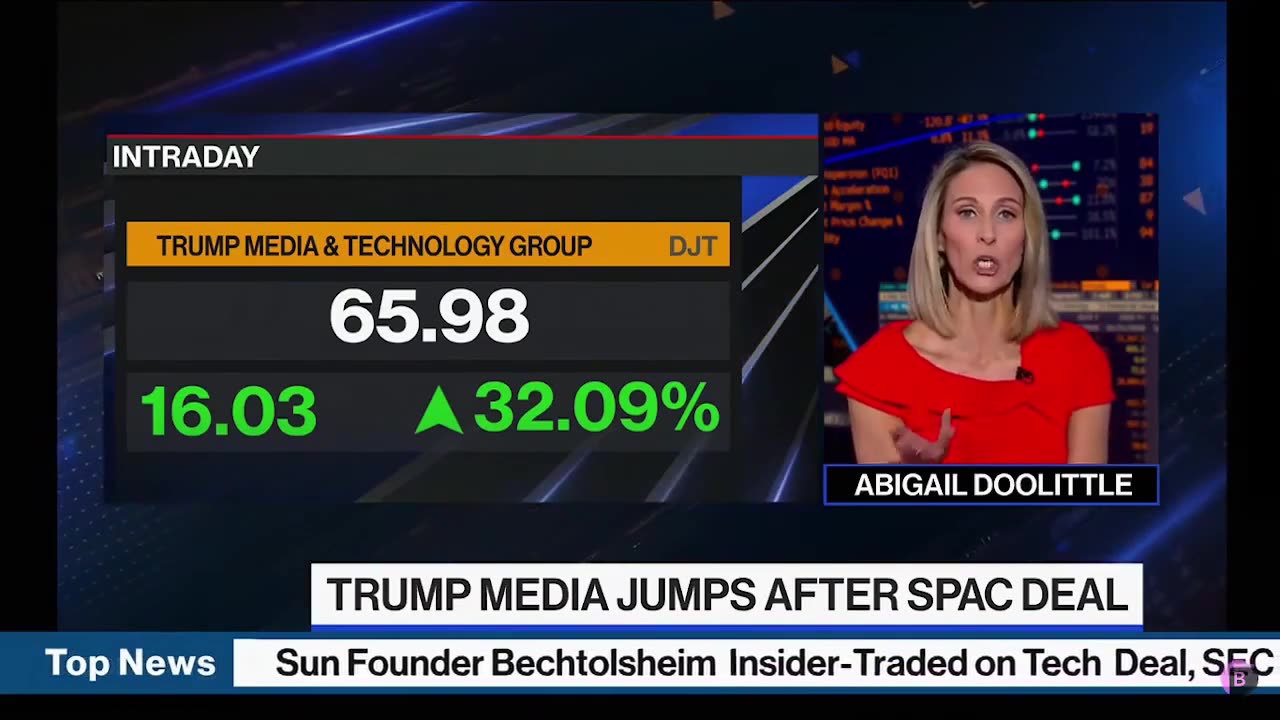 Trump's media company opened on NASDAQ today! - March 26, 2024