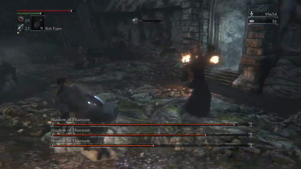 Bloodborne Shadow of Yarnham Boss Fight