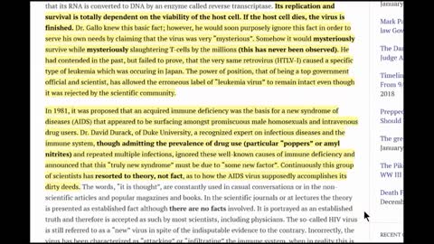 HIV/AIDS was Lab Created