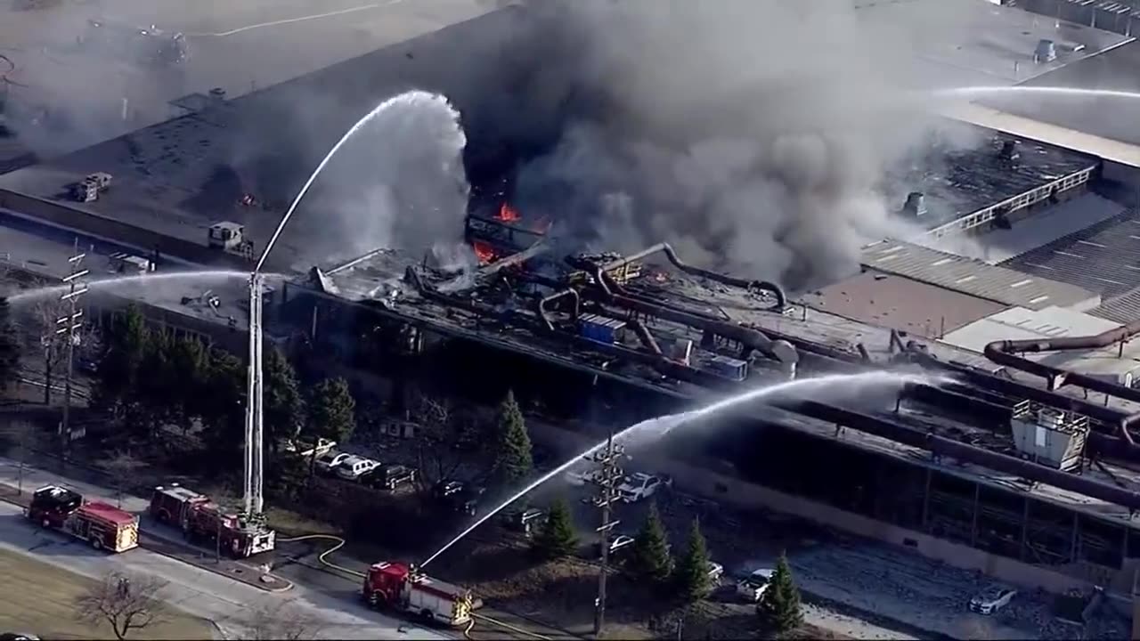 Huge Explosion At Industrial Metals Facility In Bedford, Ohio.