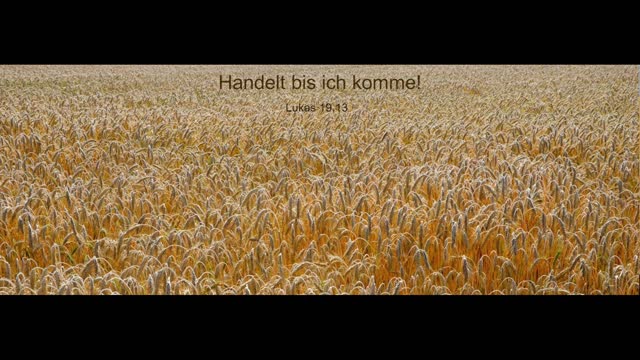 Handelt bis ich komme!