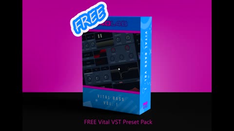 R4DL4B - Vital Bass Vol. 1 - Free VST Preset pack for Vital