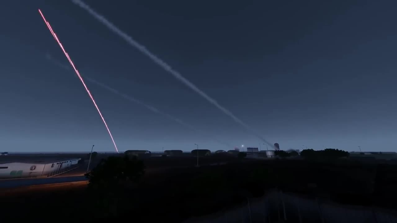 Air Defense System Shooting Down Incoming Jets - C-RAM CIWS in Action - F-35 A-10 - Simulation5