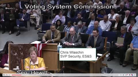 ES&S VP Security says no machine is safe from hacking (2022 LA Voting System Commission testimony)