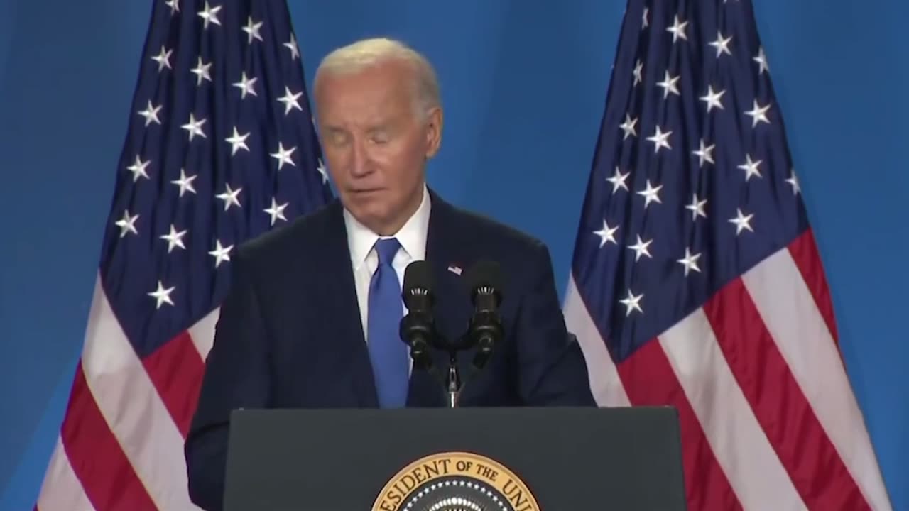 Biden admits “I’m following the advice of my Commander-in-Chief”