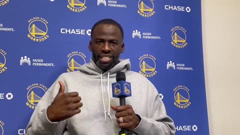 Draymond Green on the big starting group with him, TJD, Kuminga and Wiggins: