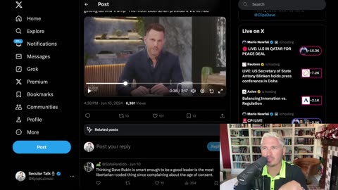 DAVE RUBIN ALMOST RAN FOR PRESIDENT _ The Kyle Kulinski Show