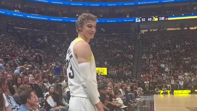 POV: you get courtside seats and you shoot your shot52 49 2:03