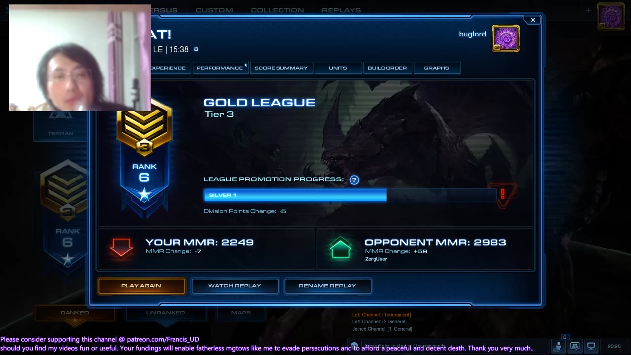 starcraft2 zvt on dragon scales got mauled by a terran with 2900+ mmr