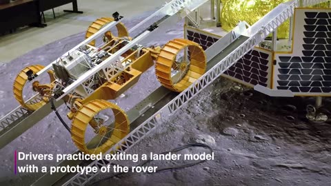 NASA's VIPER Moon Rover Will Roll down Ramp