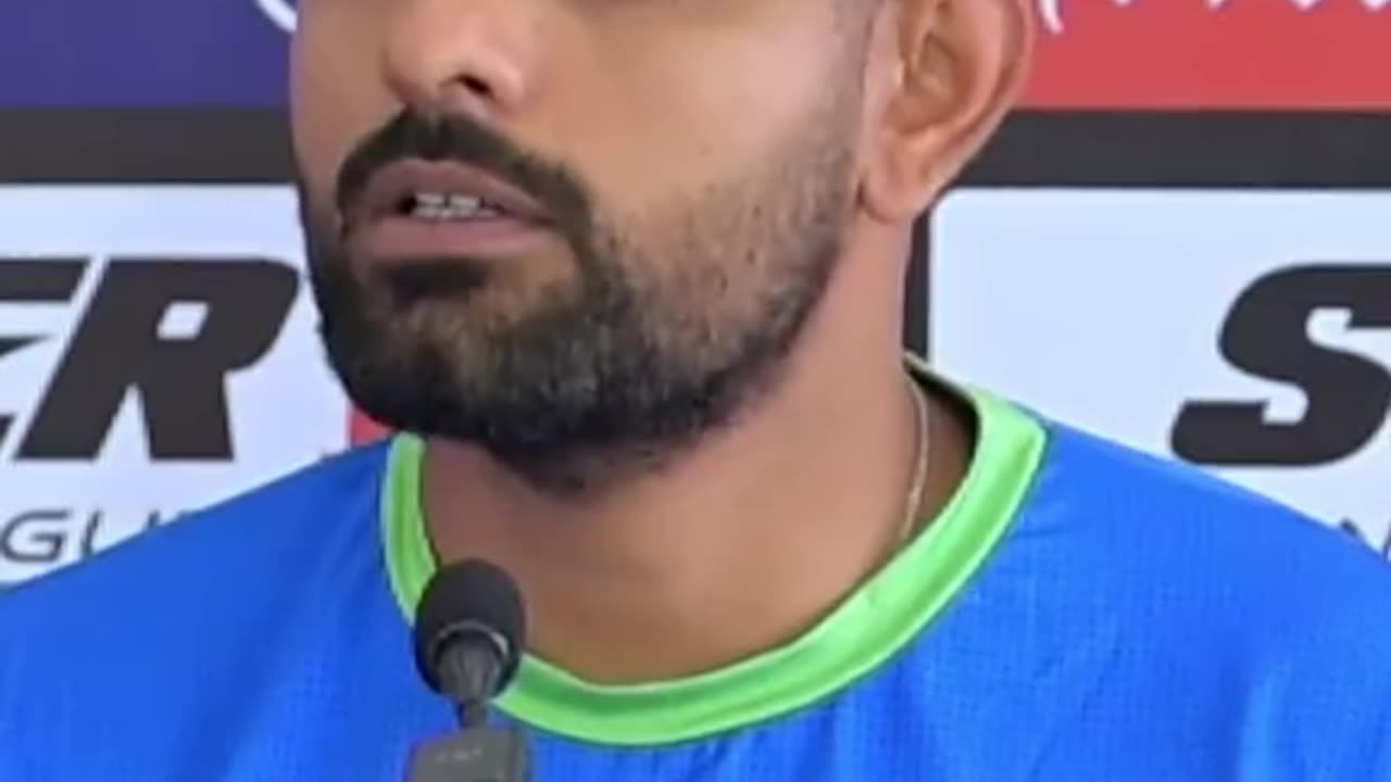 Babar Azam on media for defend our team