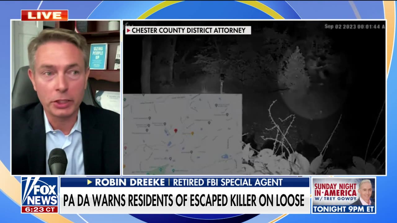 Former FBI agent warns residents of escaped killer on loose in PA