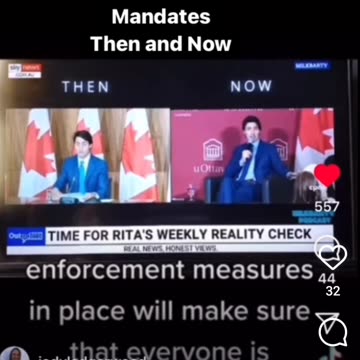 Trudeau denying that he forced the vaxx