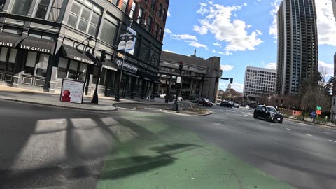 🚴🏻☄️Boston Bike Ride DOWNTOWN and Back Bay