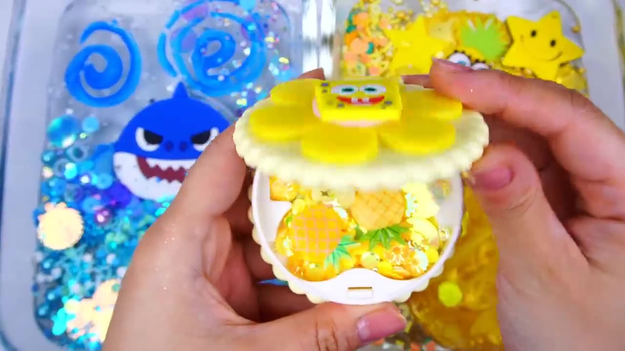 Baby shark slime video