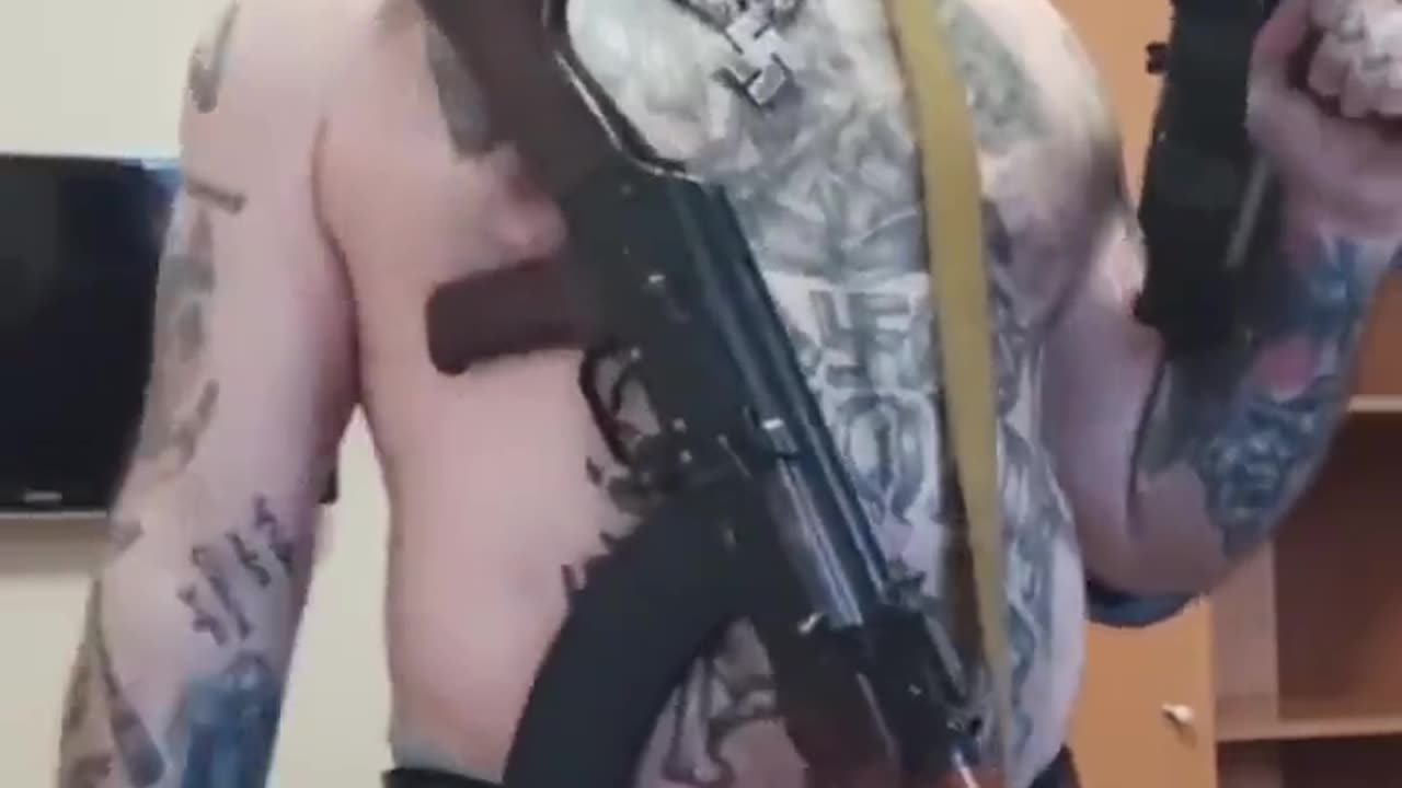 The good ol' Nazi Azov soldiers that the U.S. supports.