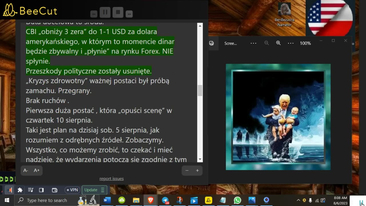 🔴Restored Republic za pośrednictwem GCR Sun. Rano 6 sierpnia 2023 r 🔴 Opracowała Judy Byington,