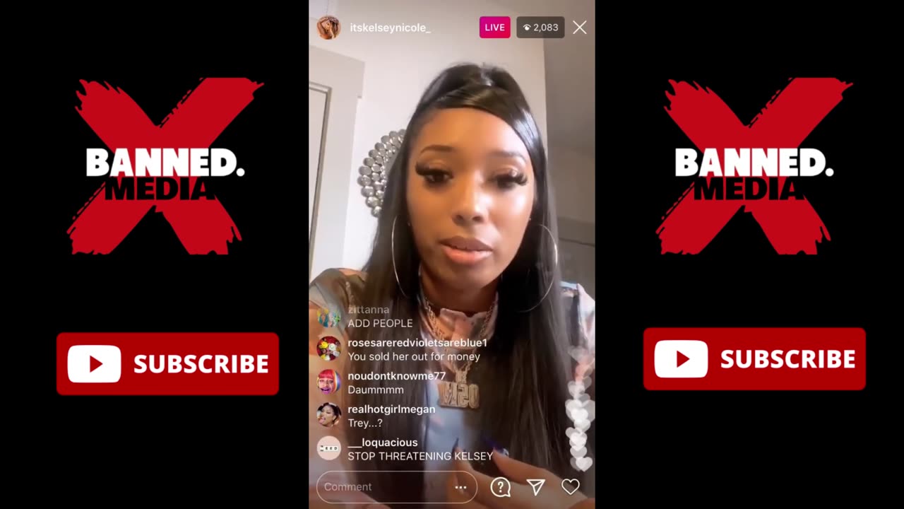 kelsey speaks on issues with megan the stallion