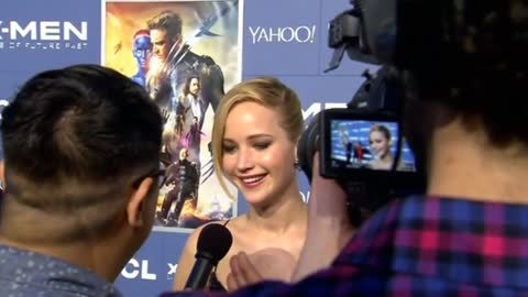 "X-Men" Stars Walk The Blue Carpet At Latest Film's Singapore Premiere