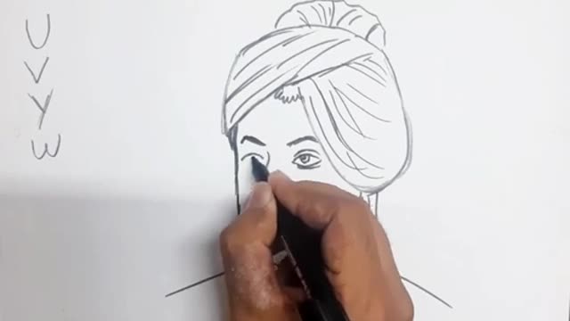 Easy Swami Vivekanand Drawing // Independence day drawing // Freedom Fighter Drawing // Easy Drawing