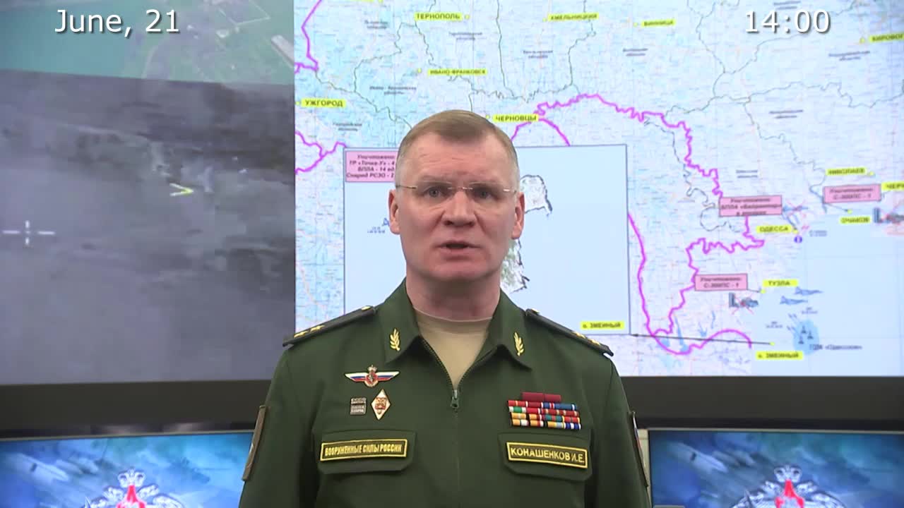 🇷🇺🇺🇦 21/06/2022 The war in Ukraine Briefing by Russian Defence Ministry